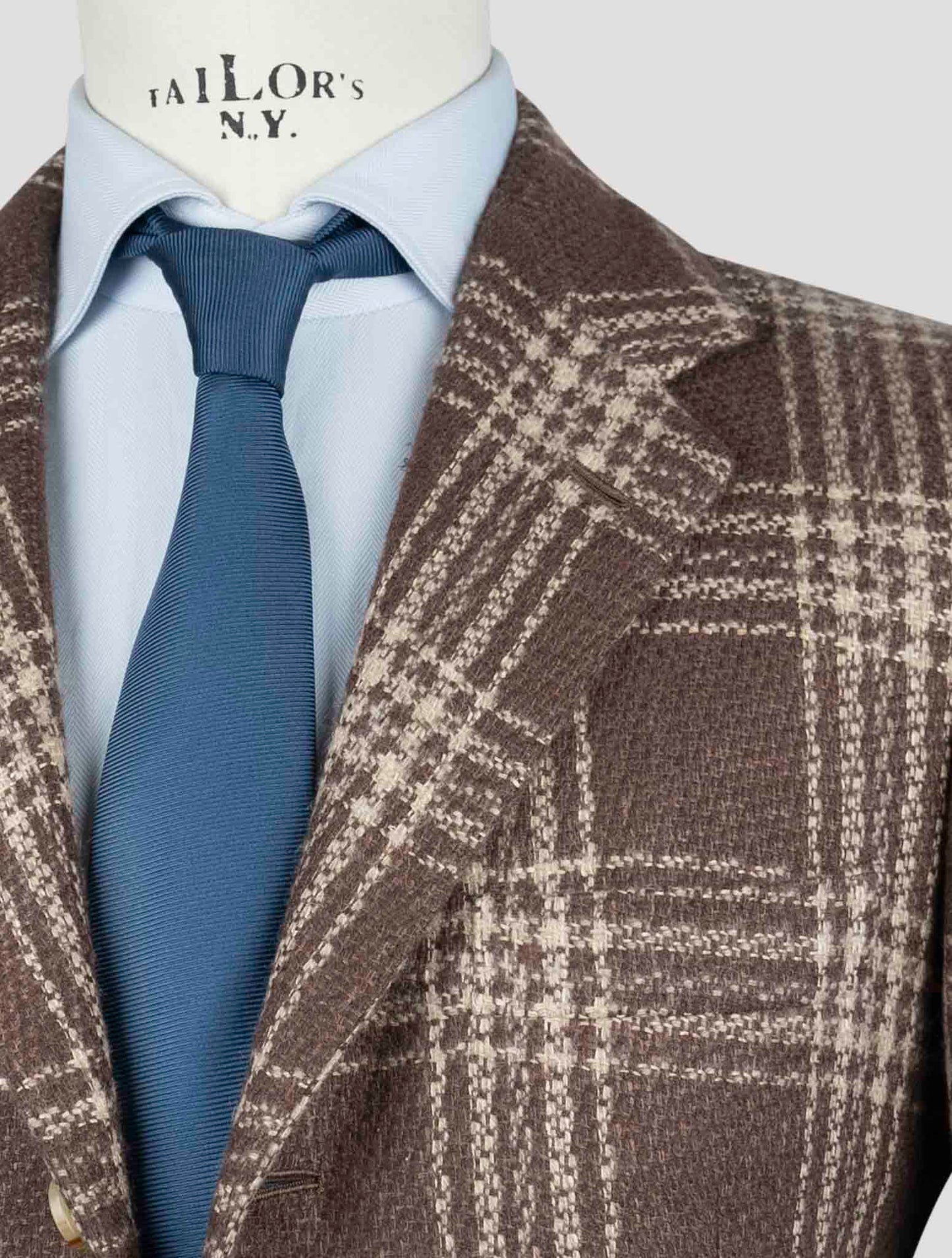 Kiton Brown Cashmere Silk Blazer