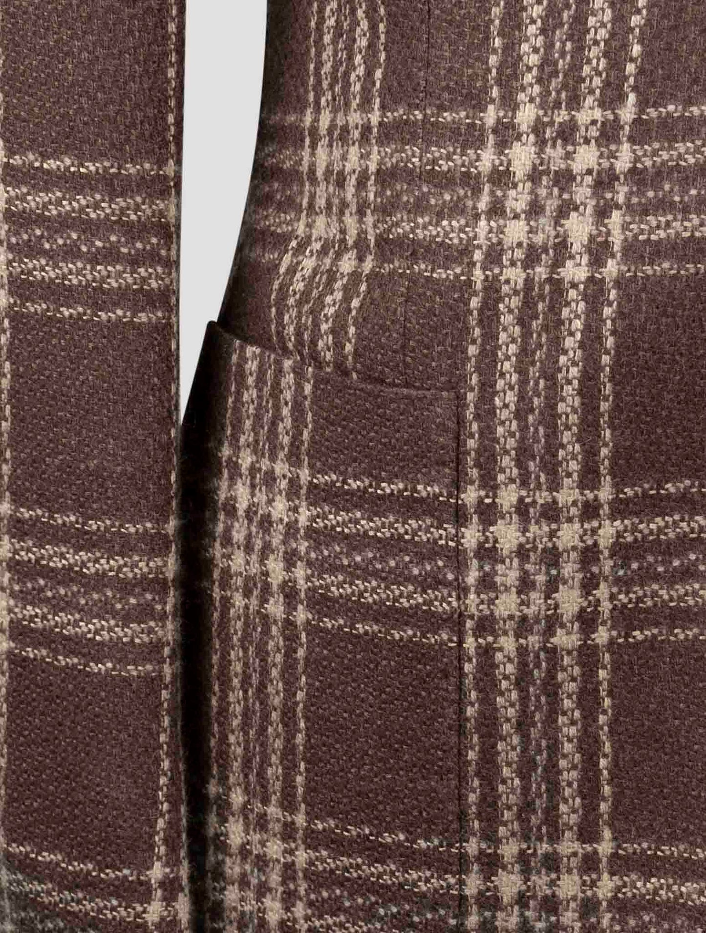 Kiton Brown Cashmere Silk Blazer