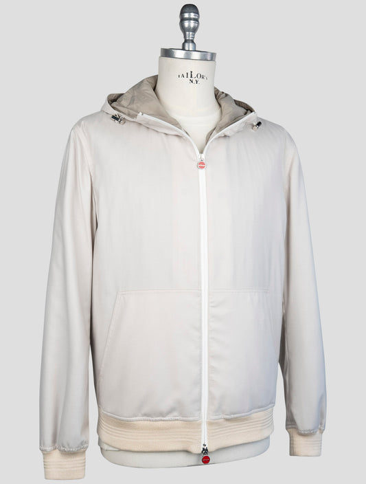 kiton Beige  Cashmere Silk Coat