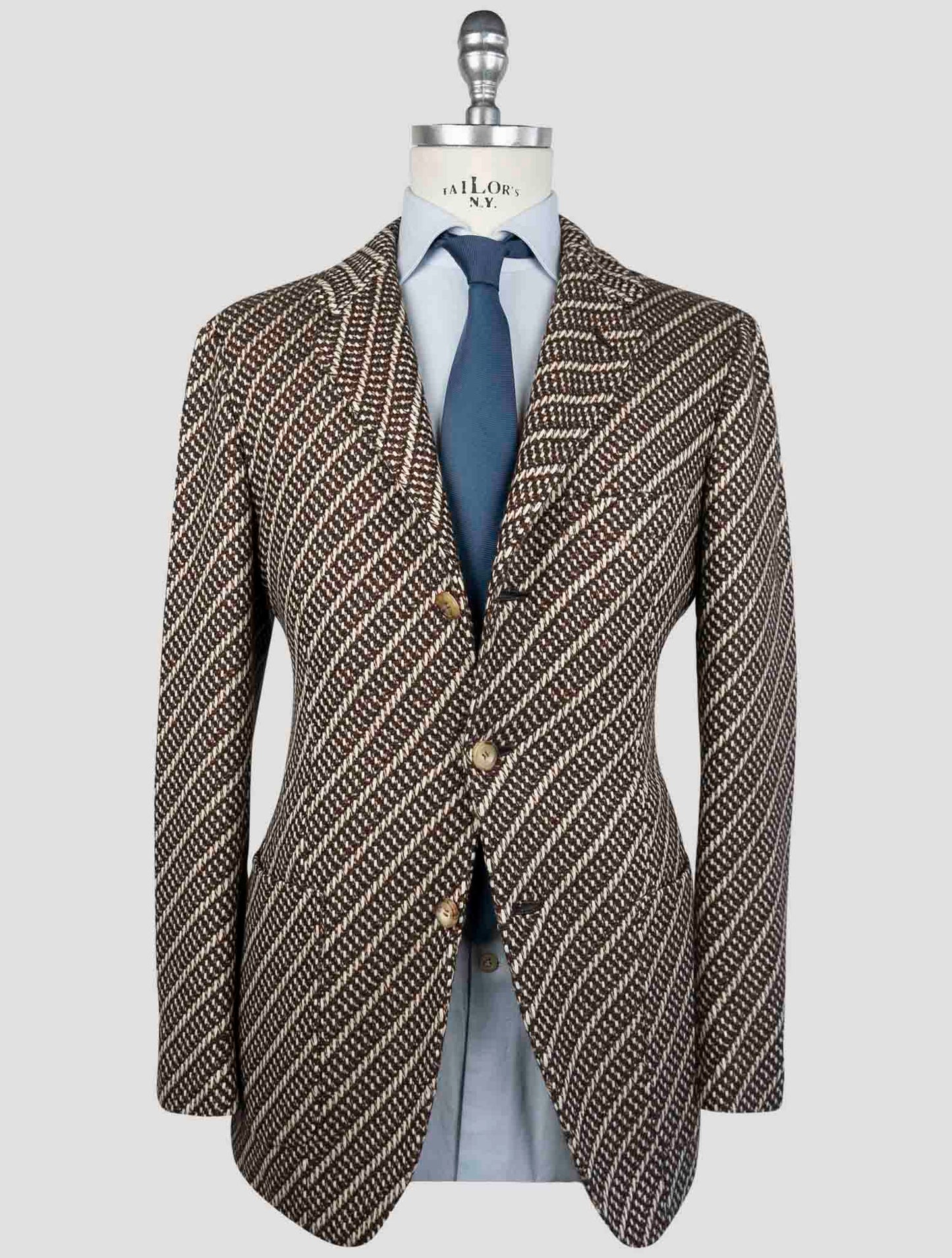 Kiton Brown Cashmere Blazer