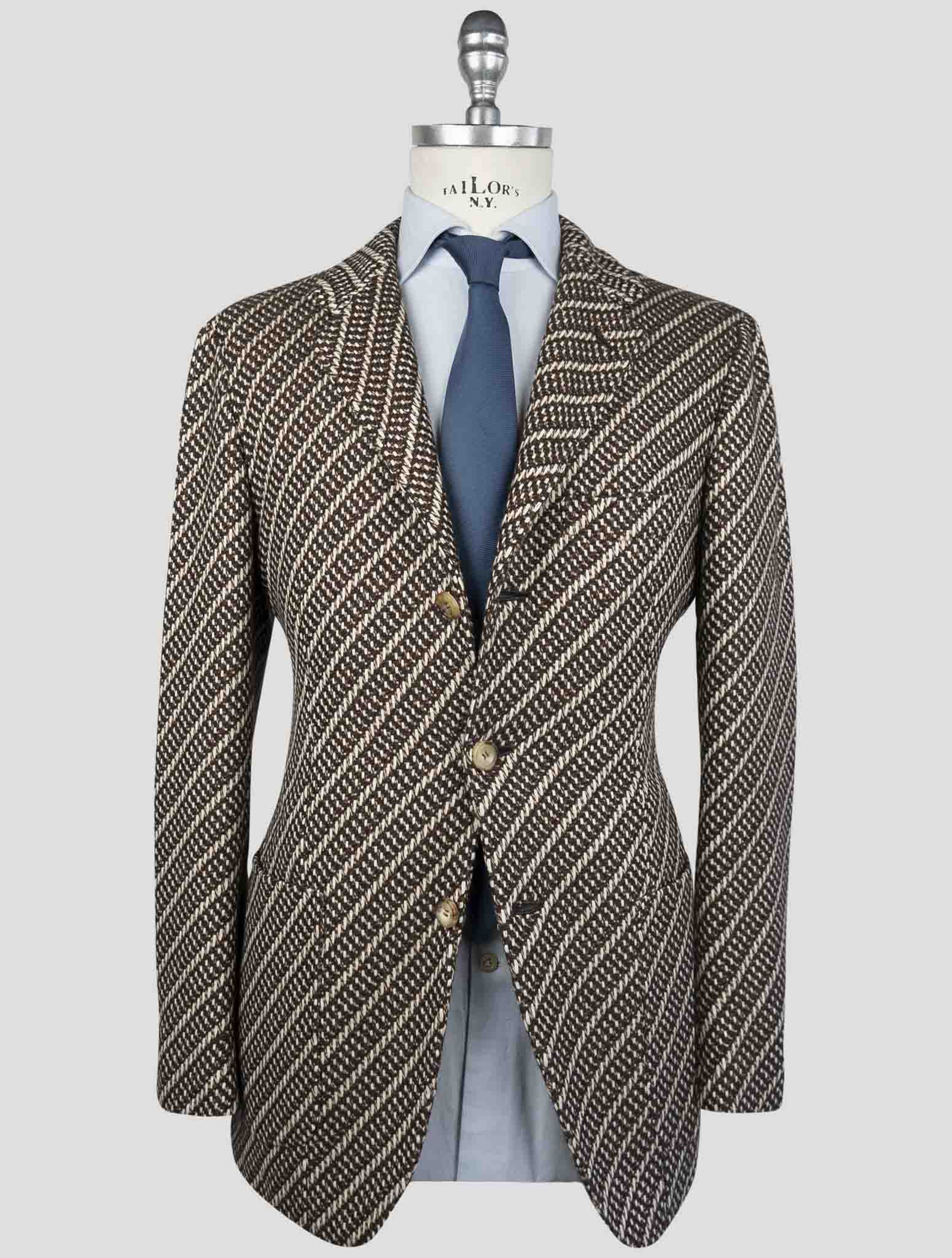 Kiton Brown Cashmere Blazer
