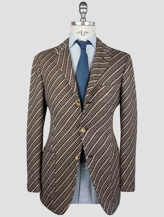 Kiton Brown Cashmere Blazer