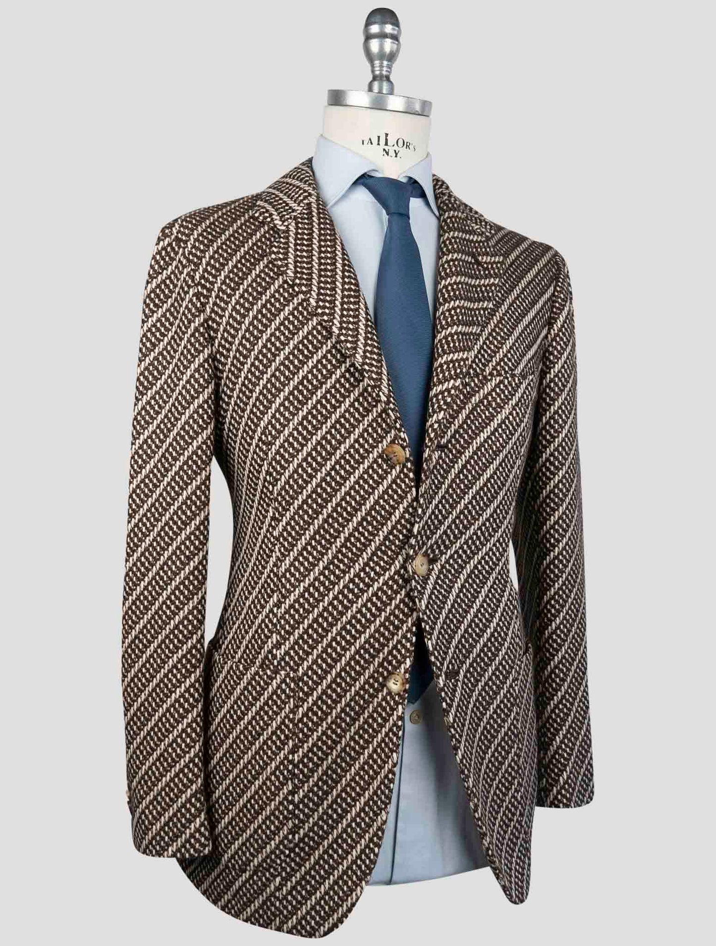 Kiton Brown Cashmere Blazer