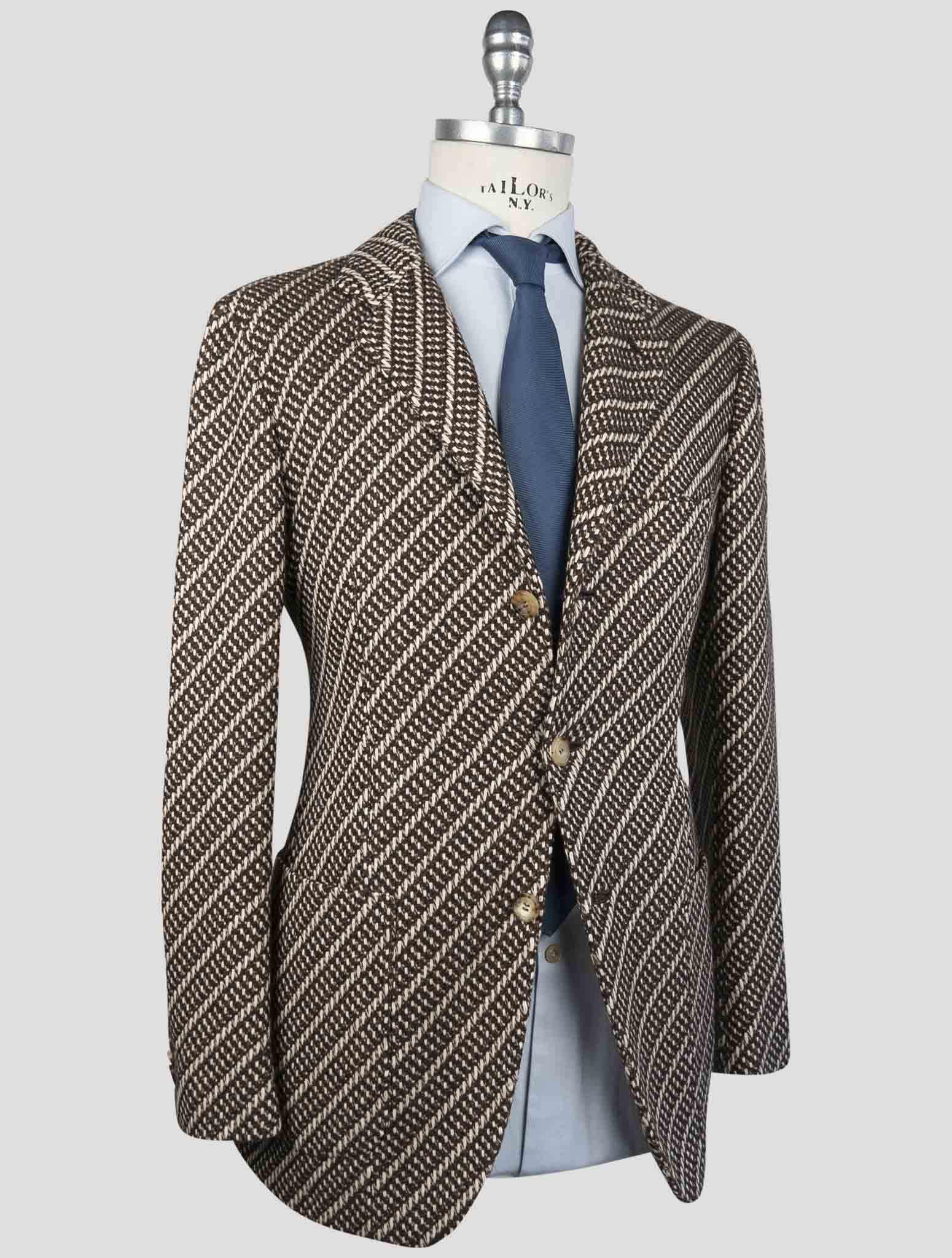 Kiton Brown Cashmere Blazer