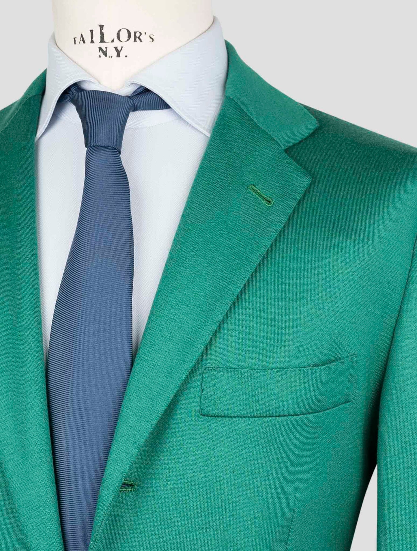 Kiton Green Cashmere Pl Blazer