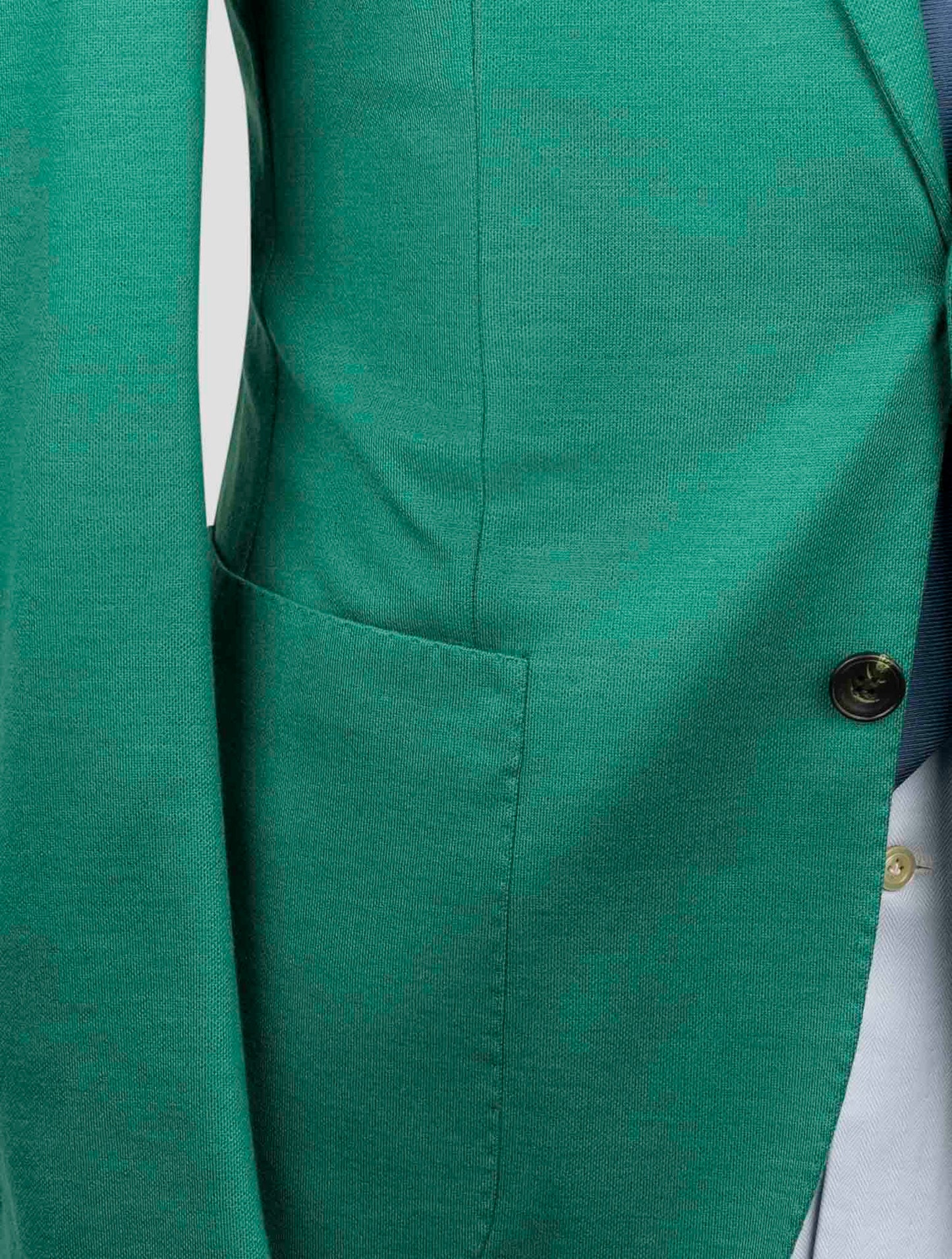 Kiton Green Cashmere Pl Blazer