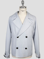 Kiton Light Blue Cashmere Silk Blazer