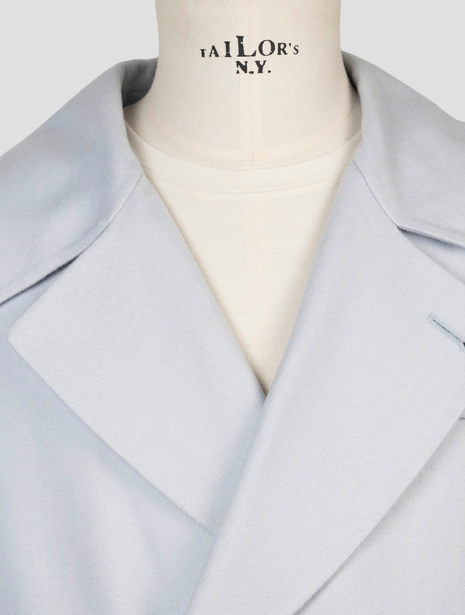 Kiton Light Blue Cashmere Silk Blazer