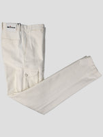 Kiton White Cotton Cashmere Ea Pants