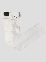 Kiton White Cotton Ea Special Edition Plus One Jeans