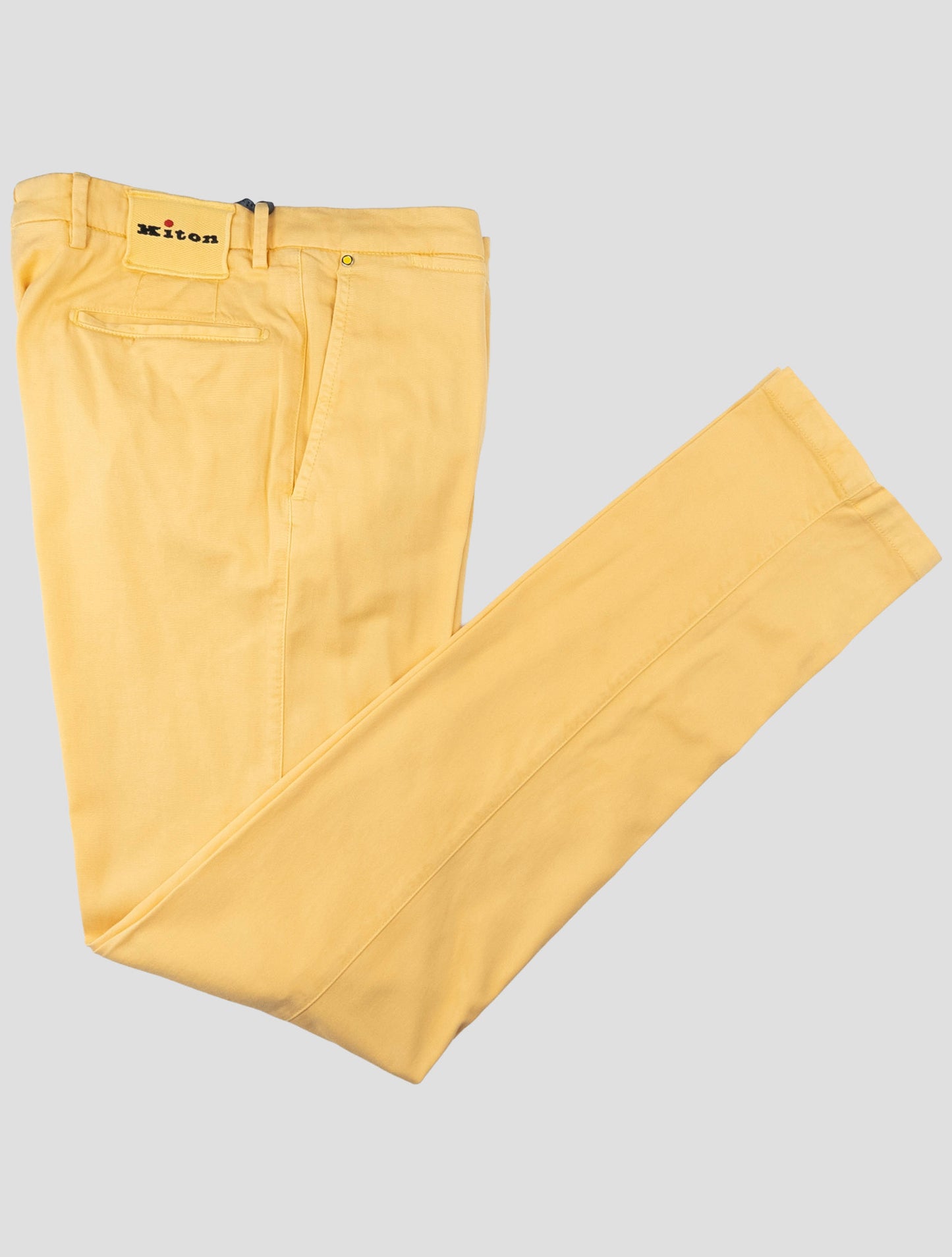 Kiton Yellow Lyocell Ea Jeans