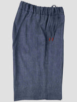 Kiton Blue Linen Cashmere Silk Pa Ea Short Pants
