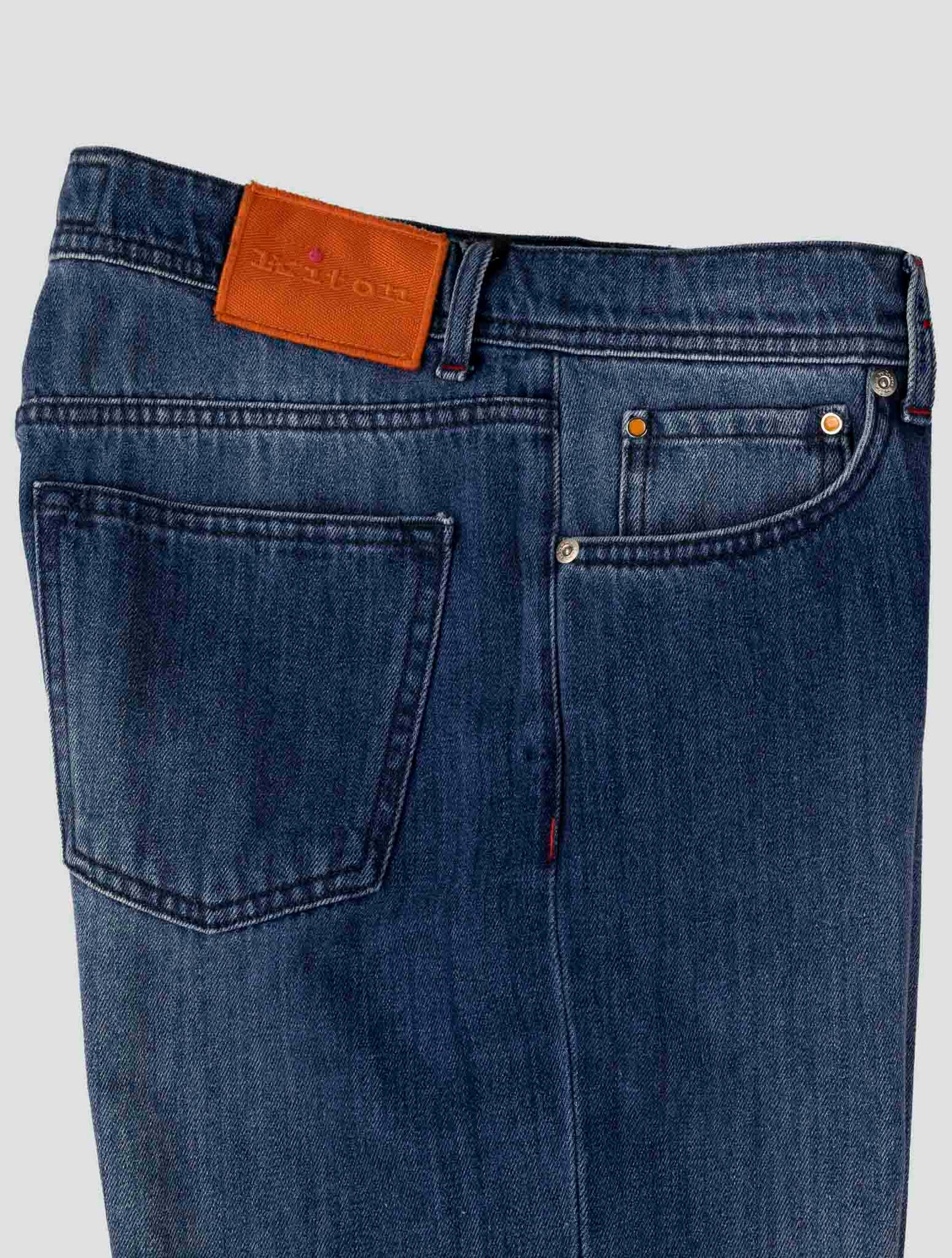 Kiton Denim Cotton Wool Pa Jeans