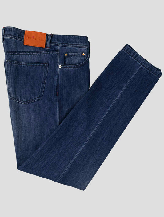 Kiton Denim Cotton Wool Pa Jeans
