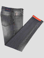 Kiton Dark Gray Cotton Ea Jeans