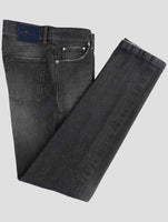 Kiton Dark Gray Cotton Ea Jeans