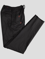 Kiton Black Cotton Ea Pants