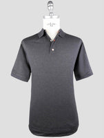 Kiton Dark Gray Cotton Polo