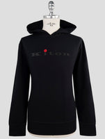 Kiton Blue Cotton Ea Sweater Hoodie