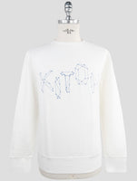 Kiton White Cotton Ea Sweater Crewneck