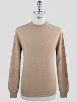 Kiton Beige Wool Sweater Crewneck