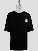 Kiton Black Cotton T-Shirt