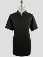 Kiton Green Cotton Polo