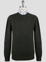 Kiton Green Cashmere Sweater Crewneck