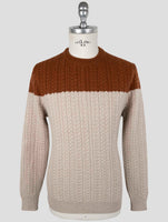 Kiton Brown Cashmere Sweater Crewneck