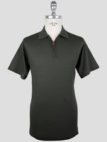 Kiton Green Cotton Polo