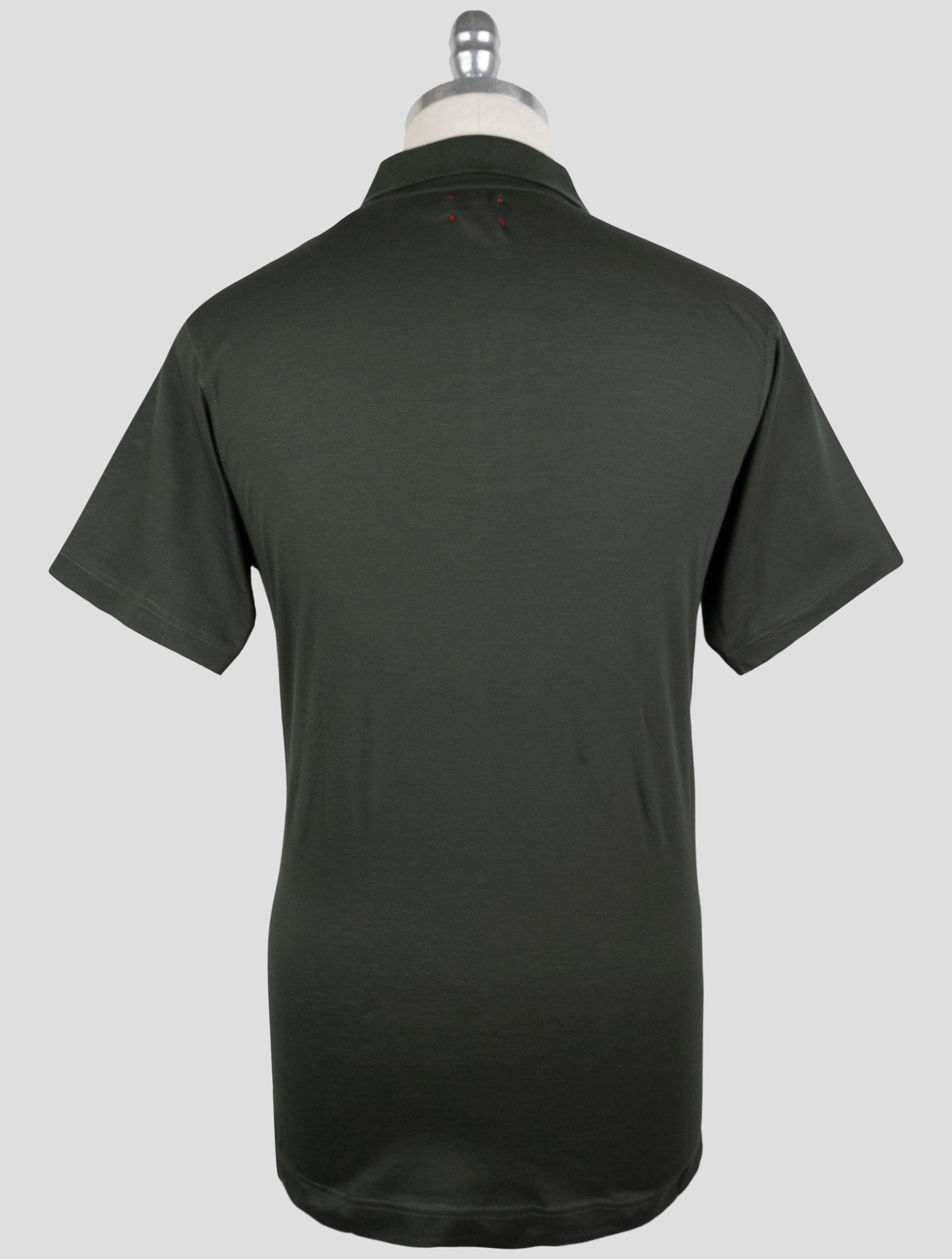 Kiton Green Cotton Polo