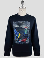 Kiton Black Cotton Ea Sweater Crewneck