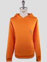 Kiton Orange Pl Ea Special Edition Plus One Sweater Hoodie