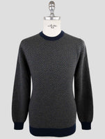 Kiton Blue Green Cashmere Sweater Crewneck