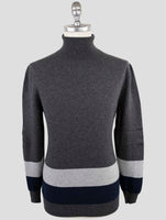 Kiton Gray Cashmere Sweater Turtleneck