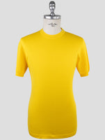 Kiton Yellow Cotton T-Shirt