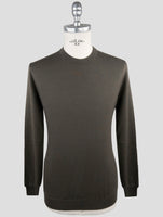 Kiton Green Cashmere Silk Sweater Crewneck