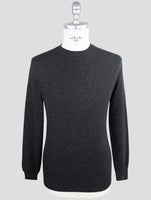 Kiton Dark Gray Cashmere Sweater V-Neck