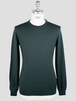 Kiton Green Cashmere Silk Sweater Crewneck