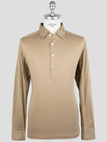 Kiton Brown Cotton Sweater Polo