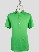 Kiton Green Cotton Polo