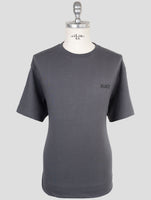 Kiton Knt Gray Cotton T-Shirt