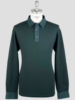 Kiton Green Cotton Ea Sweater Polo