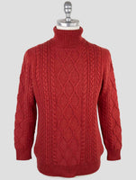 Kiton Burgundy Cashmere Sweater Turtleneck