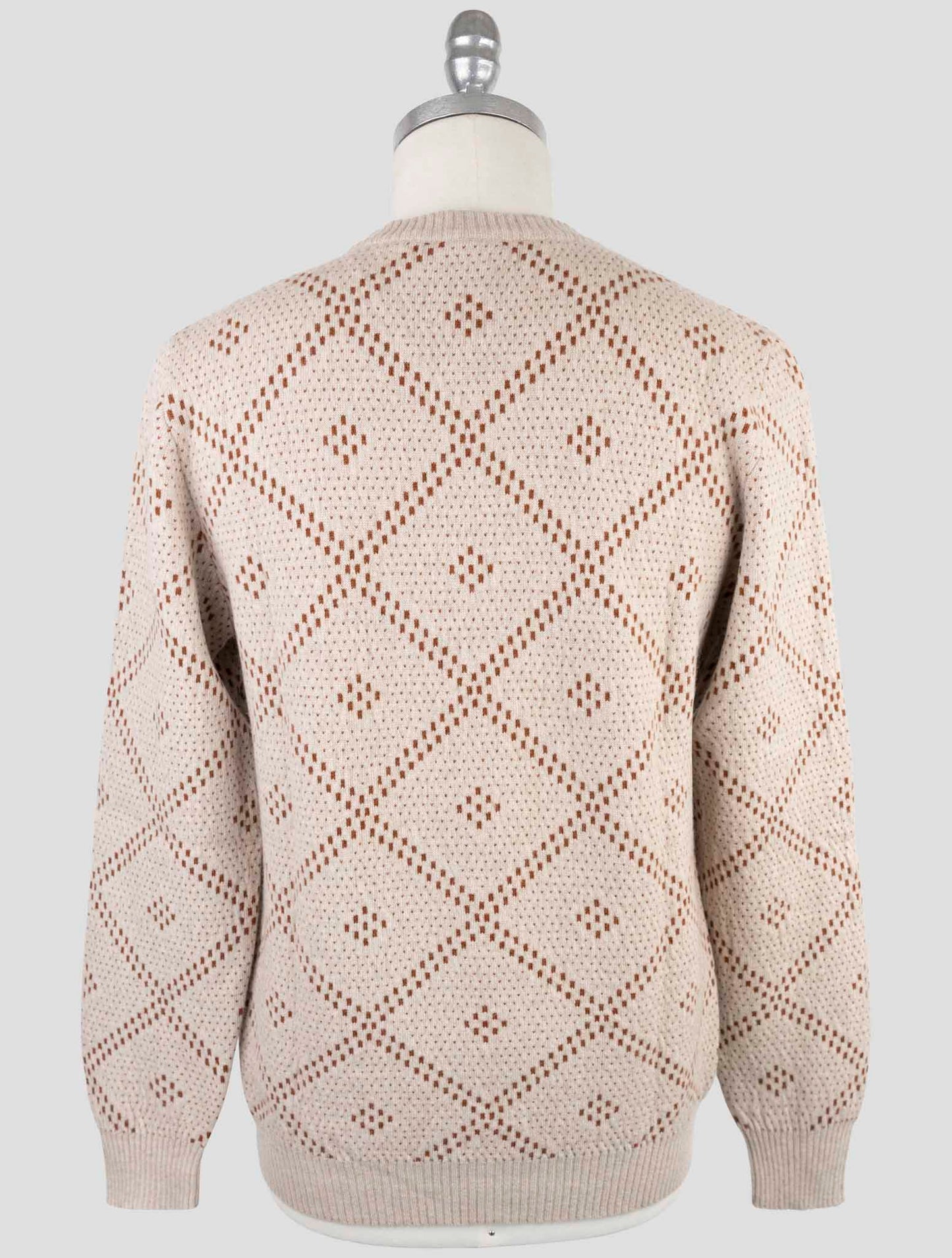 Kiton Beige Cashmere Sweater Crewneck