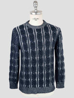 Kiton Blue Cashmere Sweater Crewneck