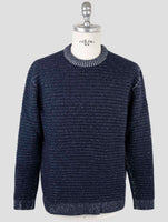 Kiton Blue Cashmere Sweater Crewneck