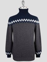 Kiton Multicolor Cashmere Sweater Turtleneck