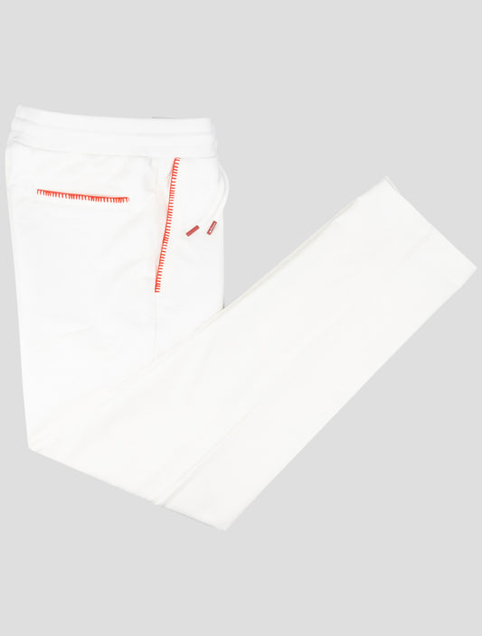 Kiton Yellow Cotton Ea Jogging Pant
