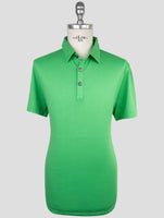 Kiton Green Cotton Cashmere Polo